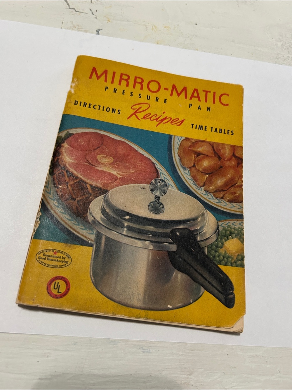 Yellow Pressure Pan Recipe Booklet